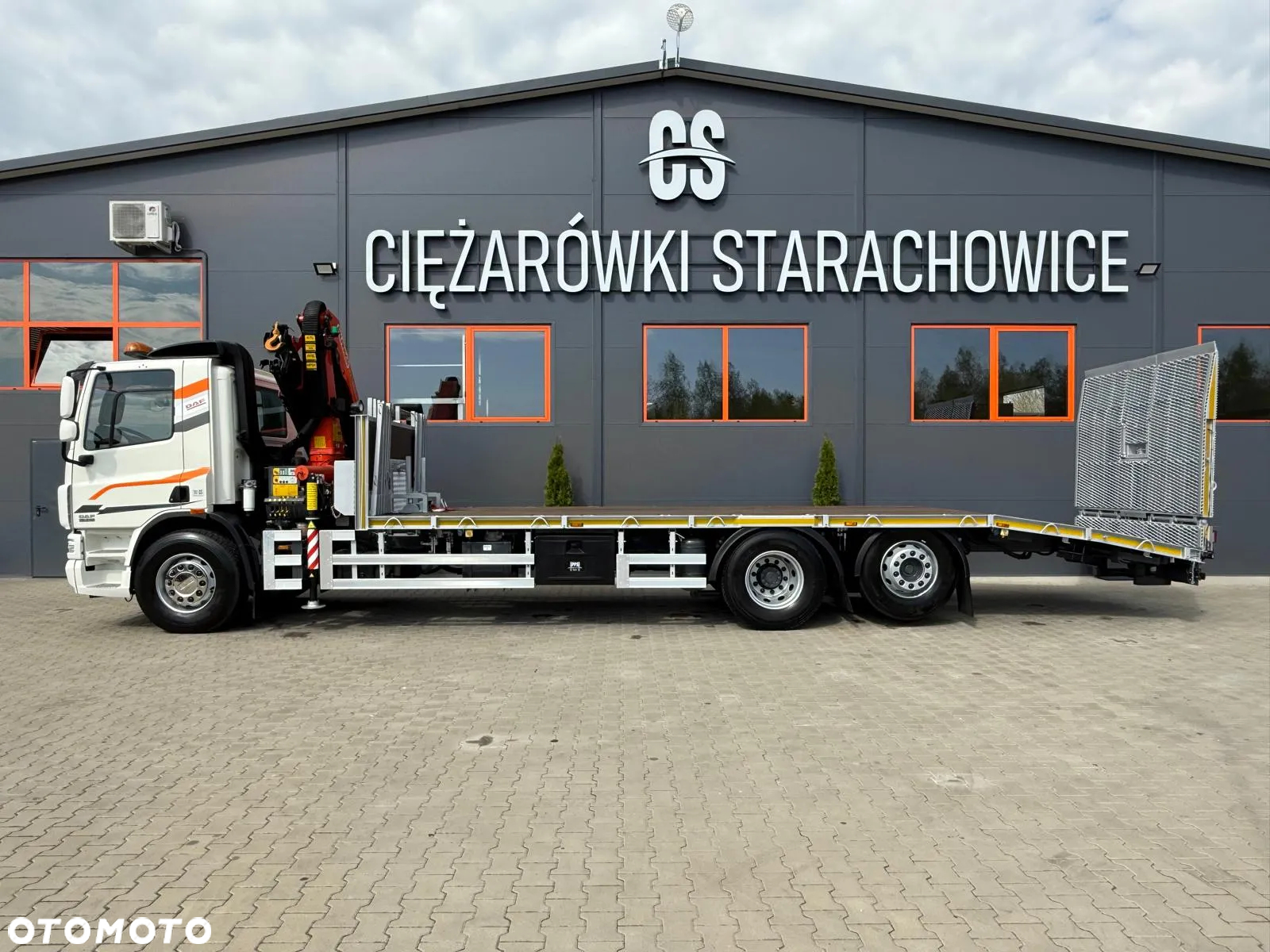 DAF DAF CF 75.310 / E5 / 6x2 / laweta + żuraw PALFINGER PK 18002 EH / platforma , pomoc drogowa , skrzynia - 17