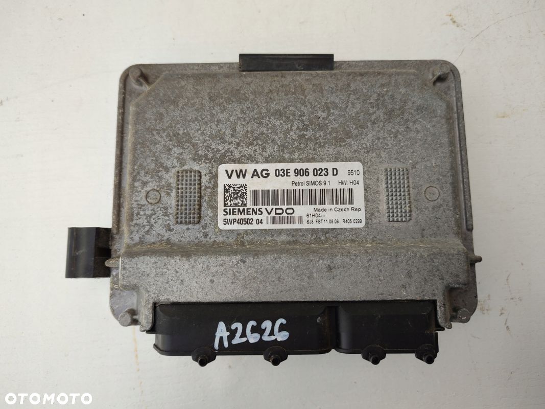 Sterownik komputer silnika VW POLO IV 9N LIFT 1.2 12V 03E906023D EUROPA - 1