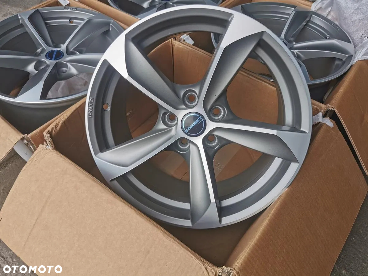 Alu Felgi  Borbet S 8x17 5x108 ET40 NOWE!! FORD VOLVO RENAULT GRAPGIT POLIERT MATT - 3