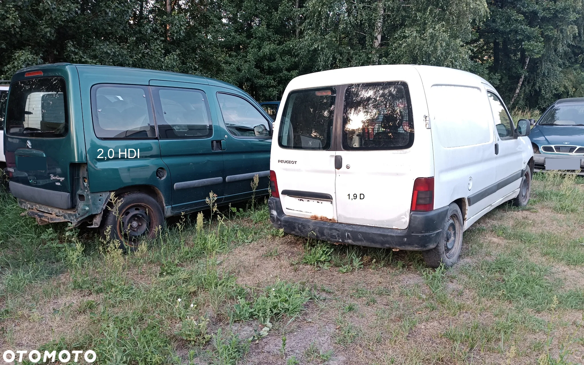 Peugeot Partner Berlingo 206 306 Xsara 1,9D 2,0HDI silnik skrzynia zawieszenie koła szyby zderzaki fotele - 8