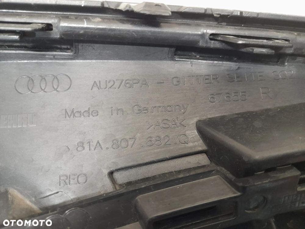 AUDI Q2 SQ2  LIFT S-LINE KRATKA ZAŚLEPKA ZDERZAKA PRAWA PRZÓD PRZEDNIA 81A807682Q - 9