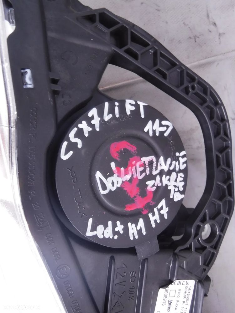 CITROEN C5 X7 LIFT LAMPA LEWA DOŚWIETLANIE ZAKRĘTÓW 89905915 LED + H1 H7 - 3