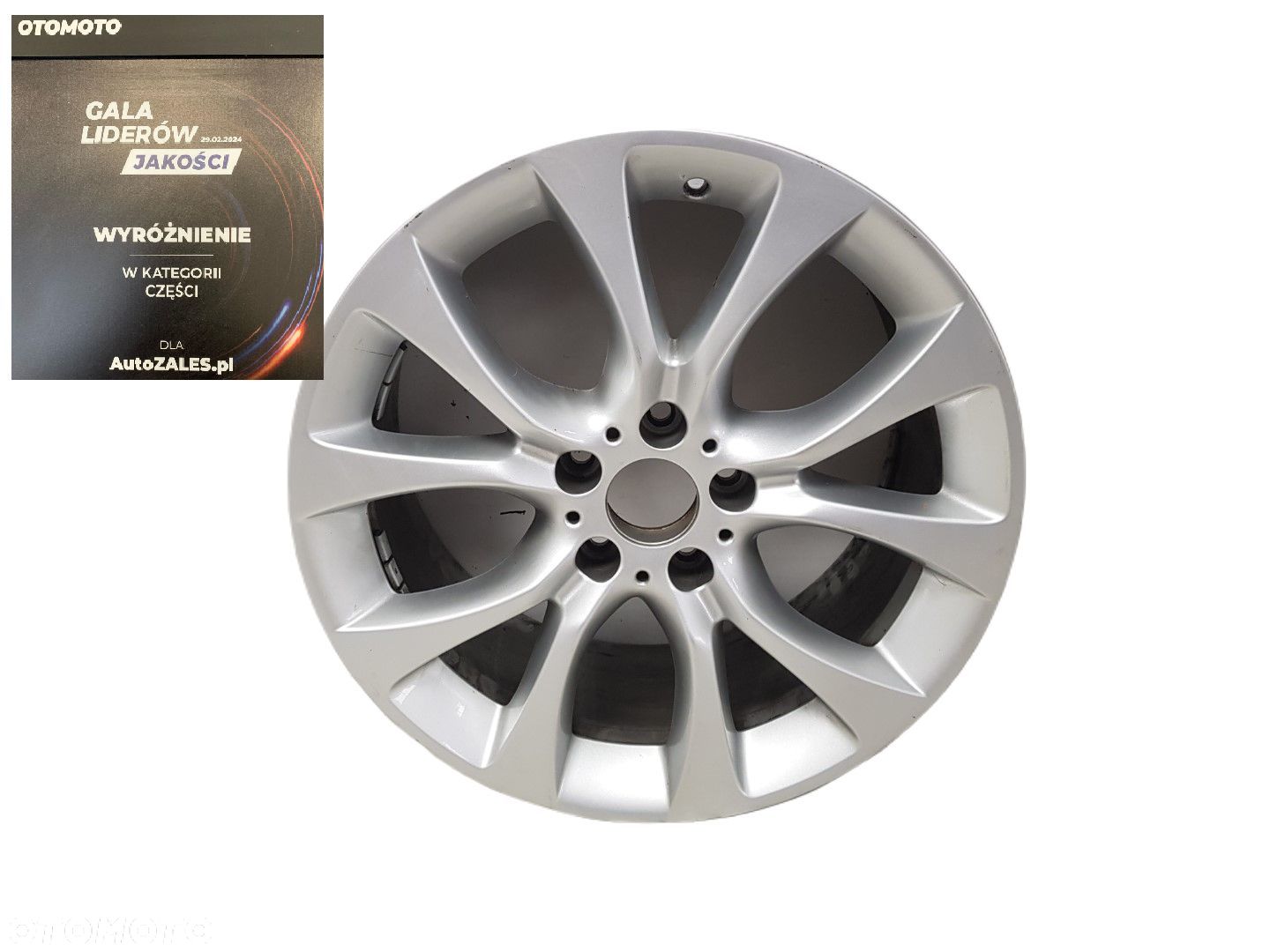 ŁADNA ORYGINALNA FELGA ALUMINIOWA ALUFELGA BMW X5 F15 9.0 X 19 5X120 ET48 6853953 - 1