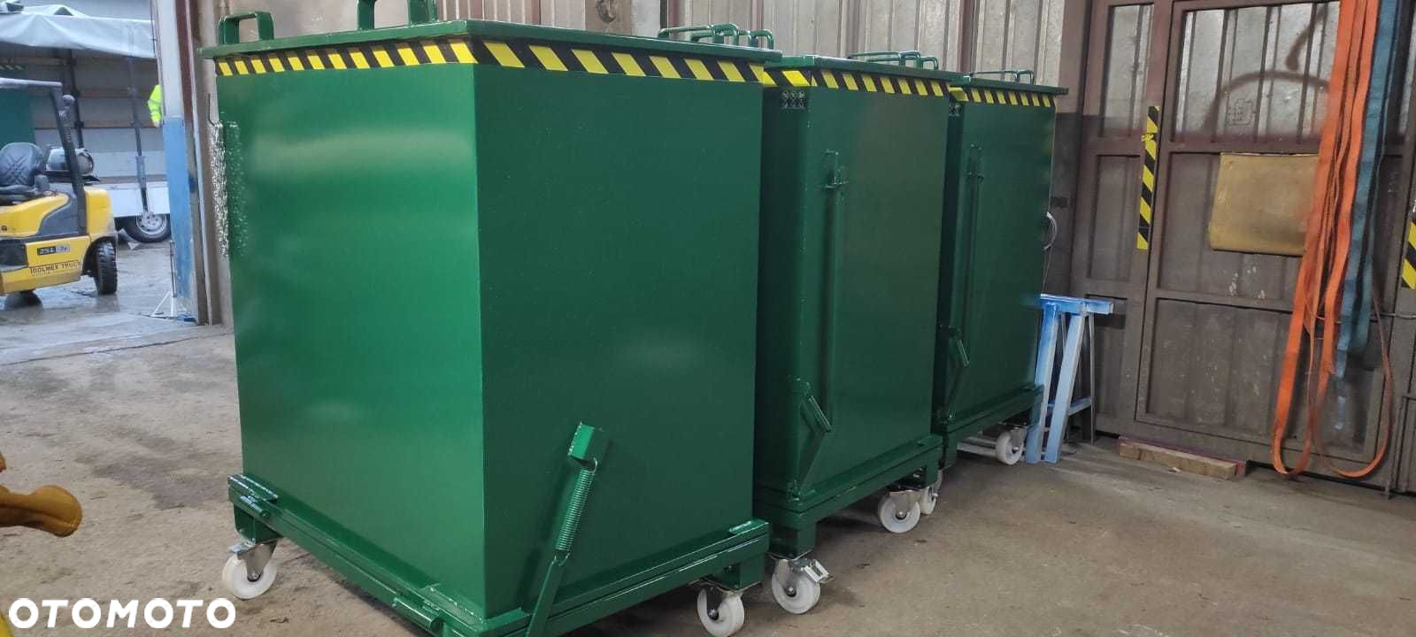 Kontener Metalowy Z Otwieranym Dnem PMDC 1700 L POJEMNIK - 7