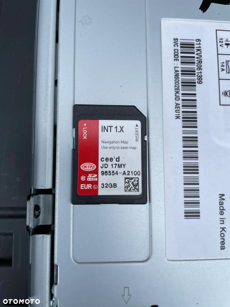 radio fabryczne KIA CEED II LIFT 96560-A2700WK nawigacja legal - 3