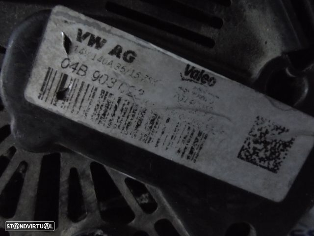 Alternador 04B903023 VW JETTA 3 2007 1.9TDI 105CV 4P PRETO VALEO - 5