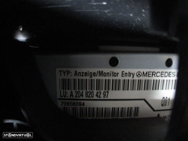 Display Relogio A2046800931 A2048204297 MERCEDES W204 CLASSE C 2008 220CDI 170CV 4P CINZA - 5