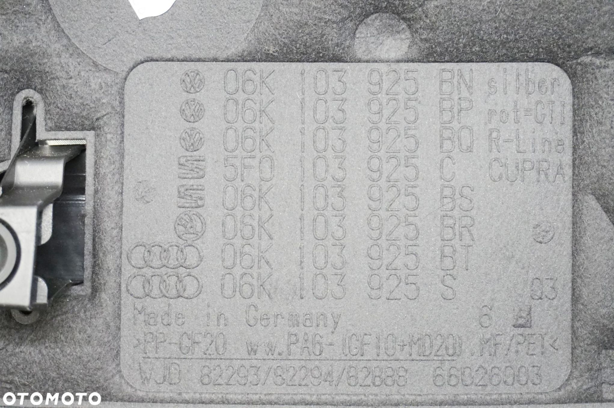 POKRYWA SILNIA AUDI TT 8S 2.0TFSI 6k0103925bn - 5