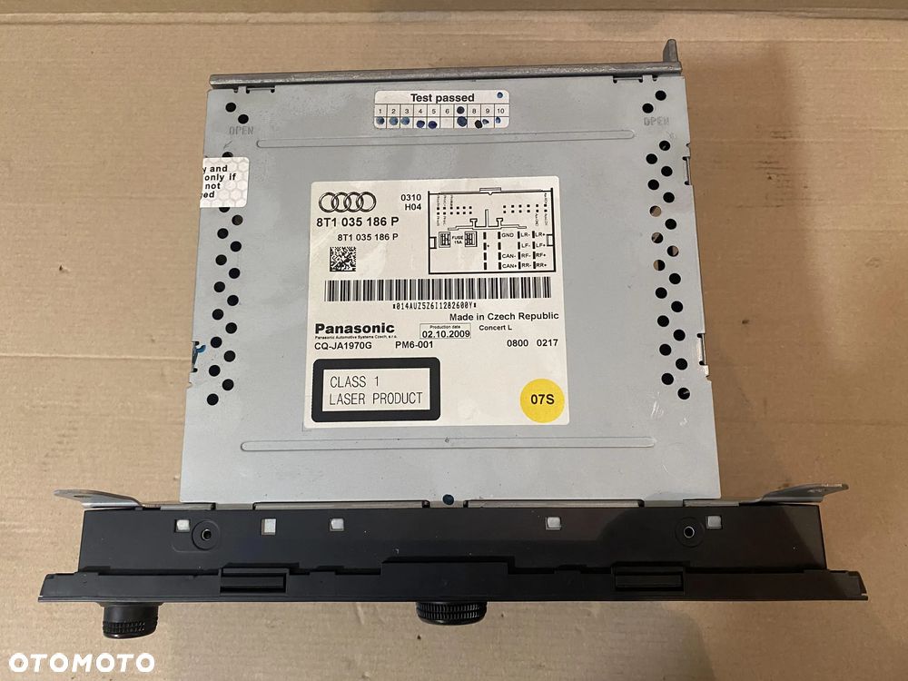 Radio  CD AUDI  8T1035186P - 2