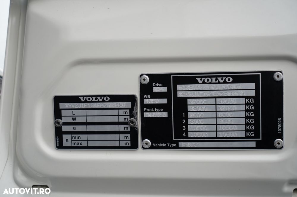 Volvo FMX 410 / 8x4 / BETONIERĂ / BETONIERĂ / LIEBHERR / 9 M3 / I-SHIFT / JANTE DIN ALIAJ / EURO 5 - 39