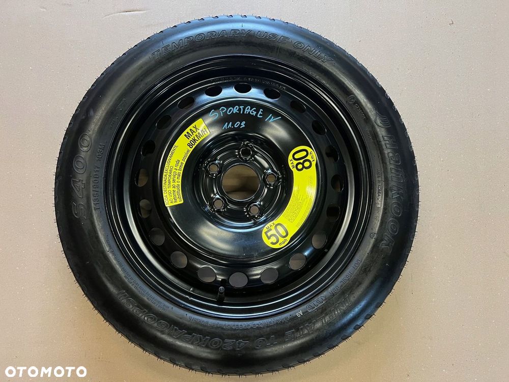 KIA SPORTAGE 4 IV KOŁO DOJAZDOWE ZAPASOWE 135/90D17 52910-C1930 - 1