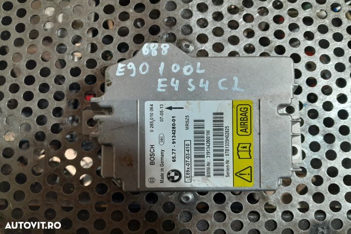 Calculator airbag 9134280 BMW Seria 3 E90 [2004 - 2010] Sedan 318d MT - 1