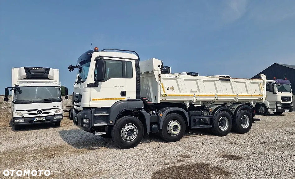 MAN TGS 35,400 8x4 Meiller Kipper Hydroburta - 8