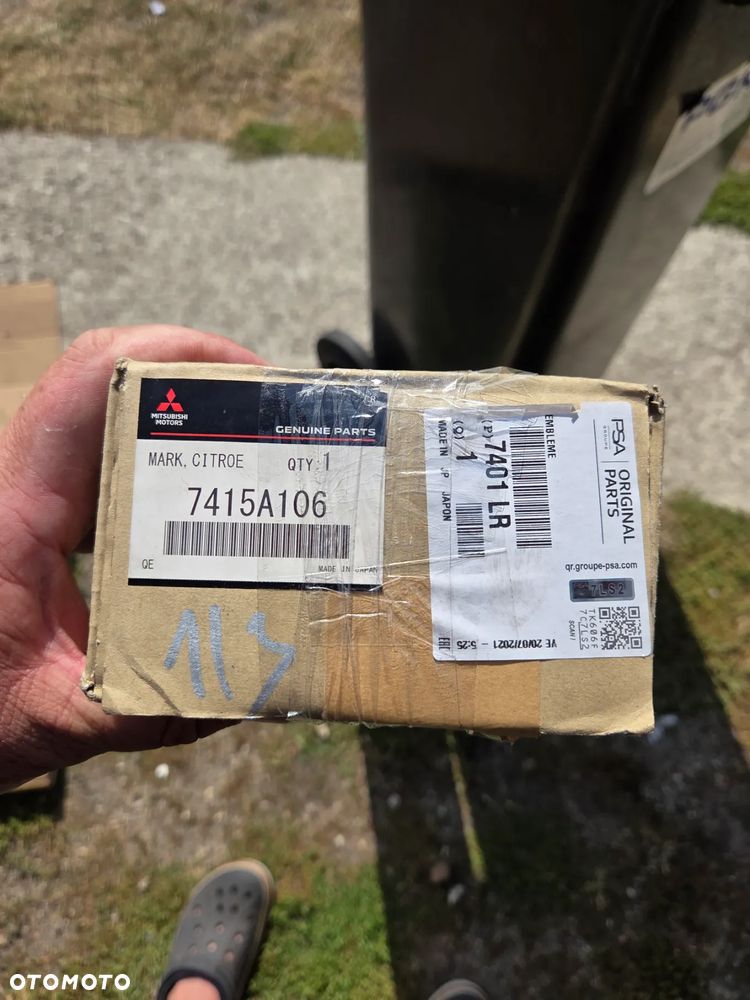 Chrom listwa chromowa Citroën C-Crosser 7401LR 7415A106 listwa atrapy grilla chłodnicy - 6