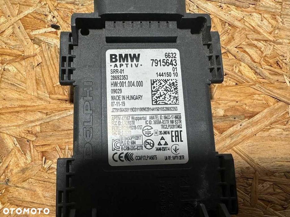 moduł zmiany pasa ruchu radar sensor czujnik bmw g01 g15 g20 g22 g30 - 5