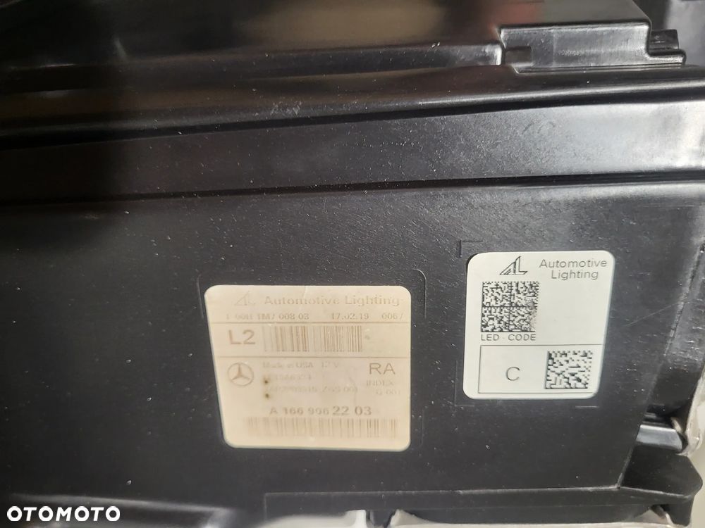 Mercedes-Benz GLE W166 ILS LED PRZÓ STRONA PRAWA KOMPLETNA A1669062203 - 5