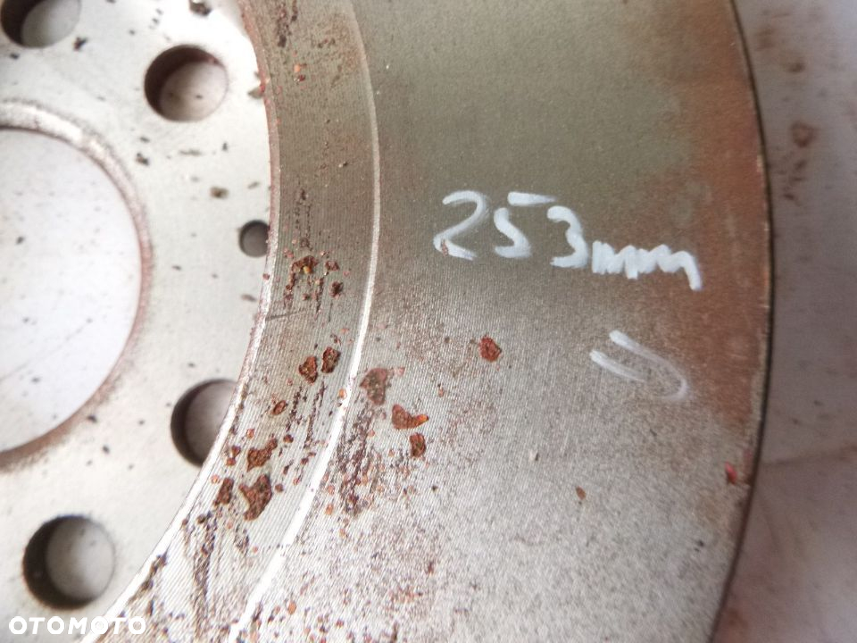 tarcze nowe hamulcowe tył  253mm altea toledo leon golf touran - 2