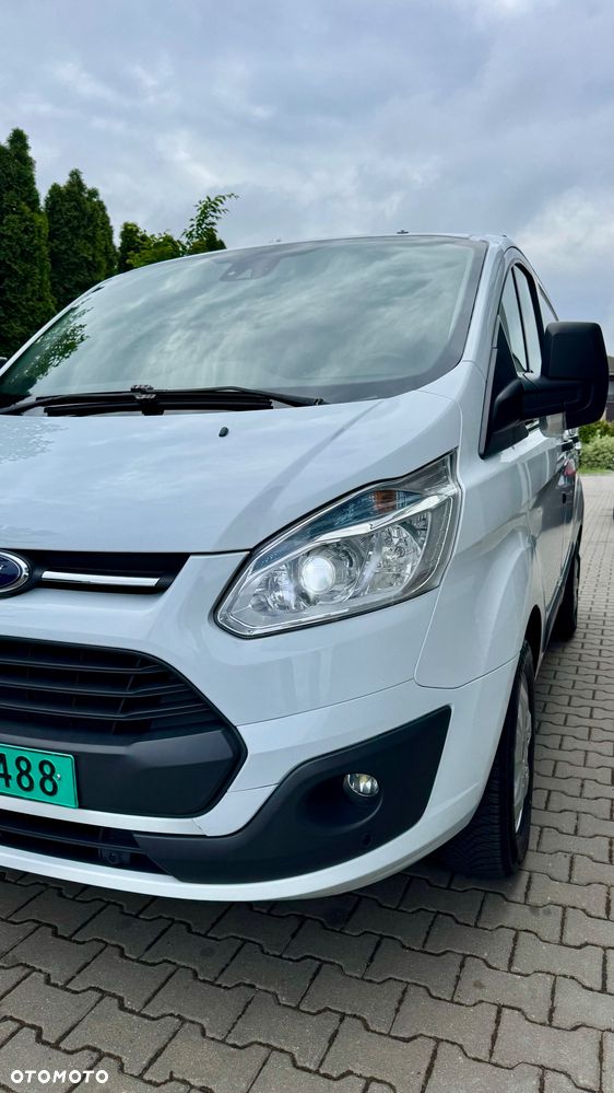 Ford Transit Custom L2H2 średni  xenon kamera idealny 2.0 TDCI blaszak krótki L1H2 VAT FV faktura 23% 3 miejsca / osobowy blaszak podwójne drzwi z obu stron - 19