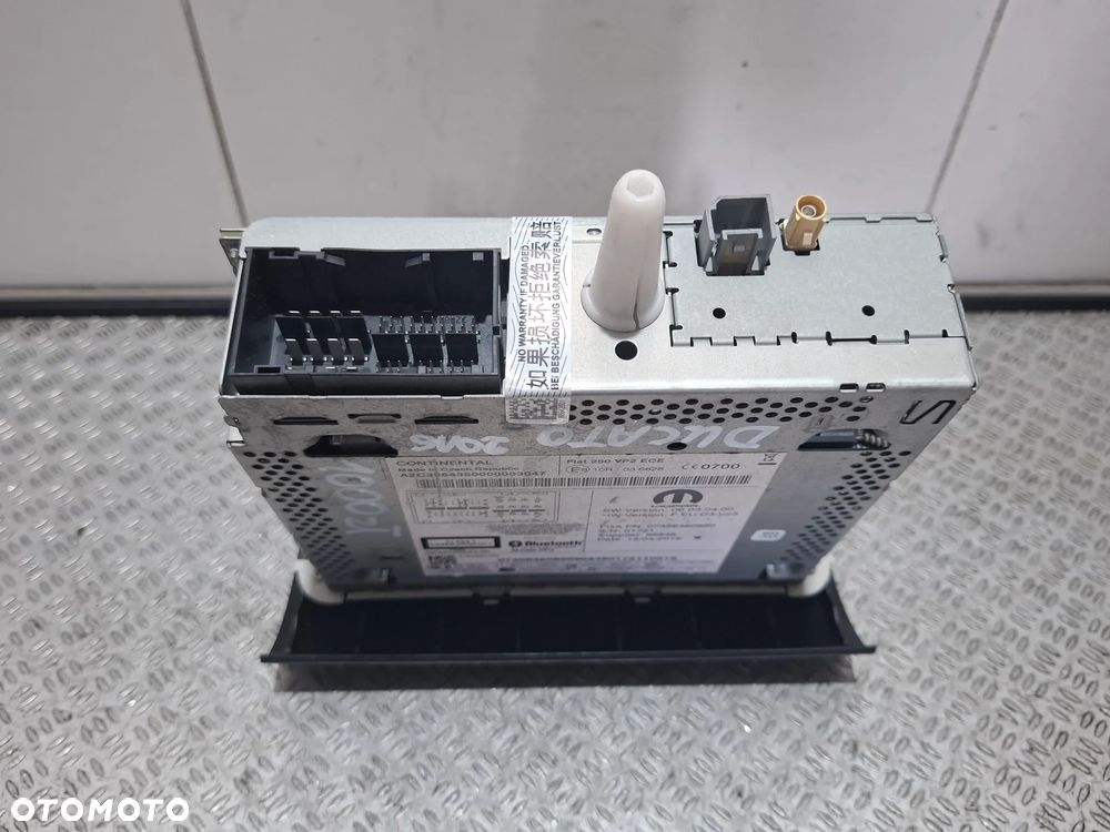 Radio Fiat Ducato rok 2016 rok nr 07356460890 kod 5431 - 4