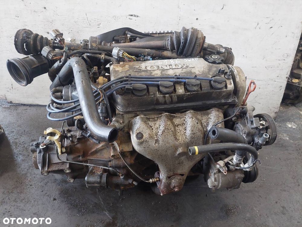 SILNIK BENZYNOWY + KOMPLETNY OSPRZĘT  HONDA CIVIC VI LIFT (ANGIELKA) D14Z3 - 1