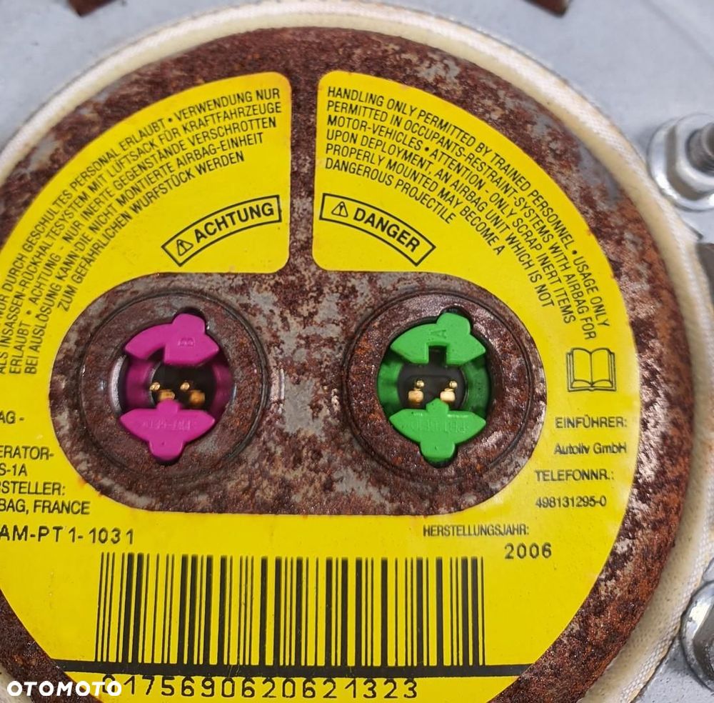 PODUSZKA AIR BAG AIRBAG KIEROWCY VOLVO C70 II 30615725 - 3