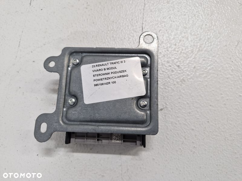 RENAULT TRAFIC III 3 VIVARO B MODUŁ STEROWNIK PODUSZEK POWIETRZNYCH AIRBAG - 2
