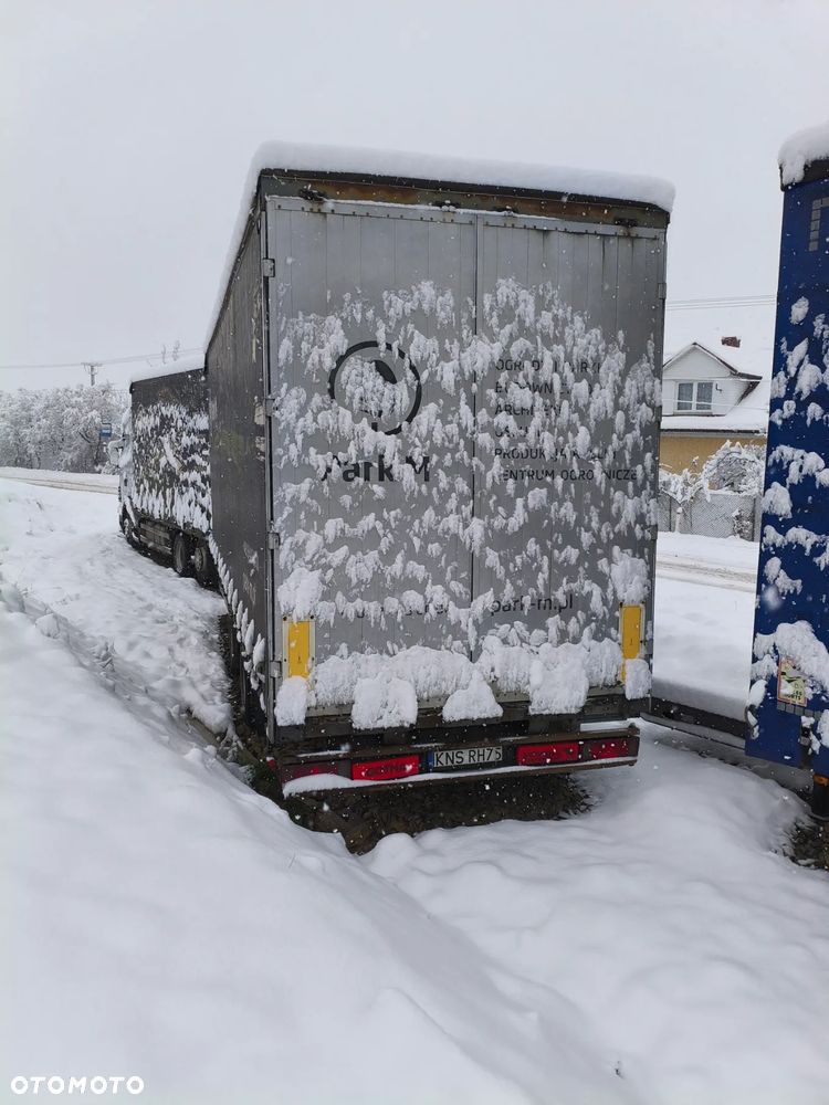 Schmitz Cargobull 8.2 m tandem na tarczach firanka drzwi 19.5 bliźniak - 8