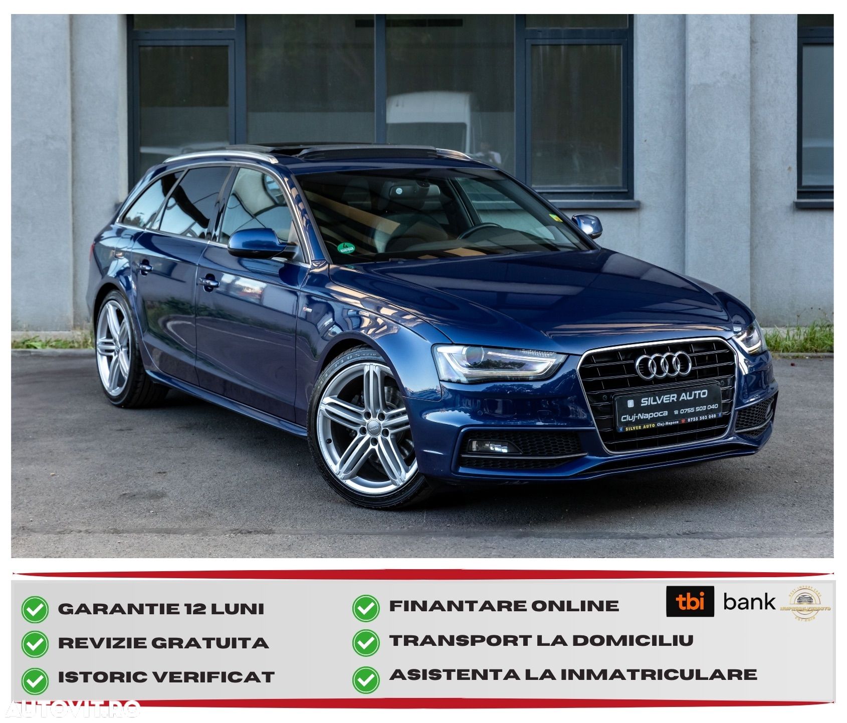 Audi A4 Avant 2.0 TDI DPF clean diesel multitronic S line Sportpaket - 1