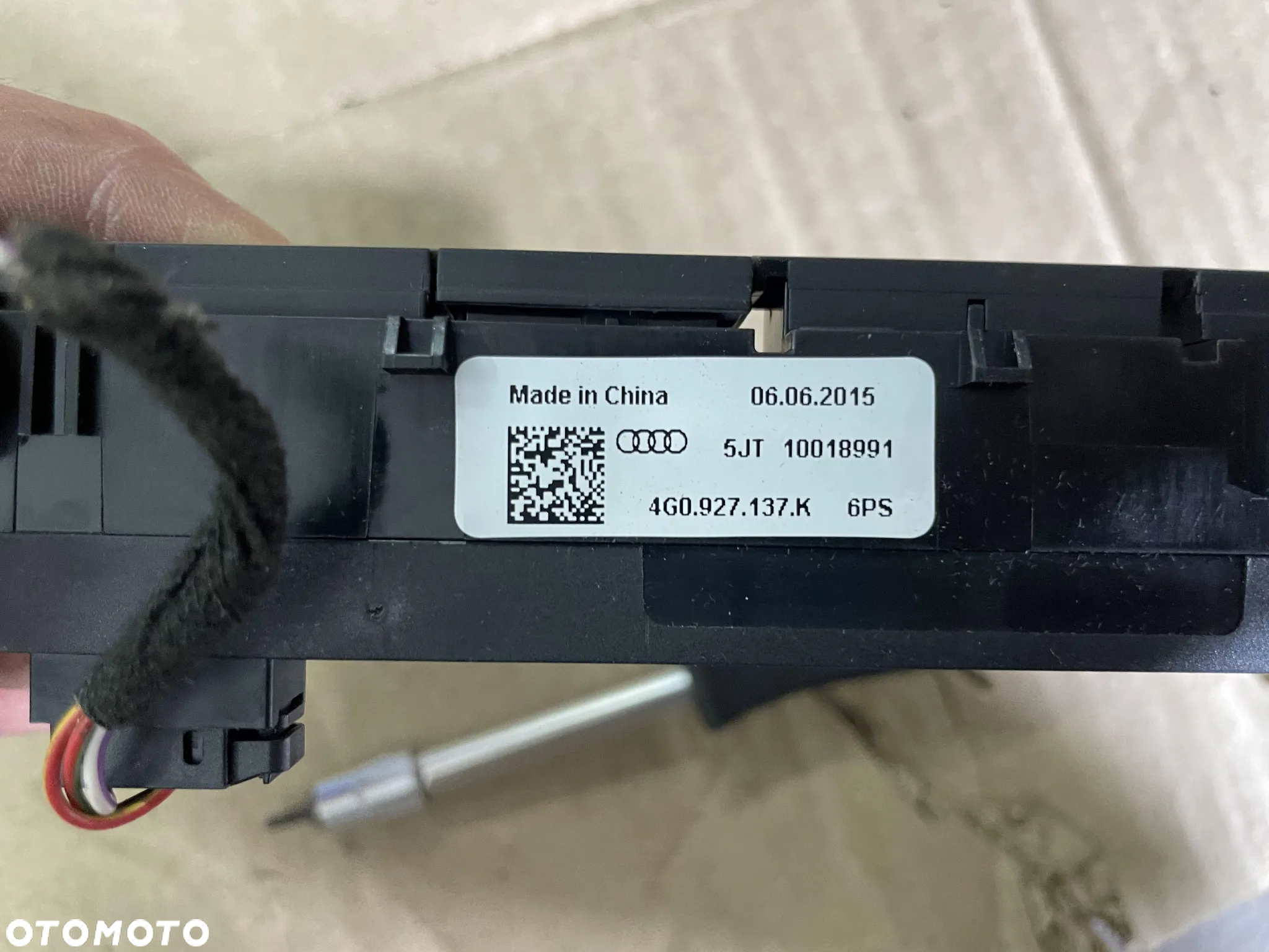 PANEL PRZEŁĄCZNIKI PRZYCISKI AUDI A6 C7 - 2