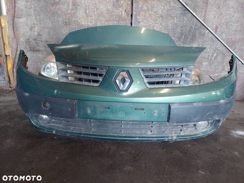 KOMPLETNY PRZÓD MASKA ZDERZAK BŁOTNIKI LAMPY RENAULT SCENIC II TED96 - 6