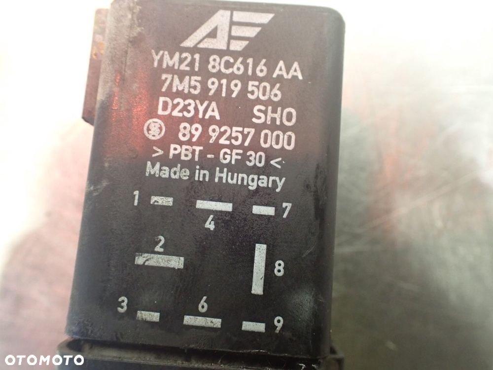 STEROWNIK WENTYLATORÓW VOLKSWAGEN SHARAN I LIFT 7M5919506 - 5