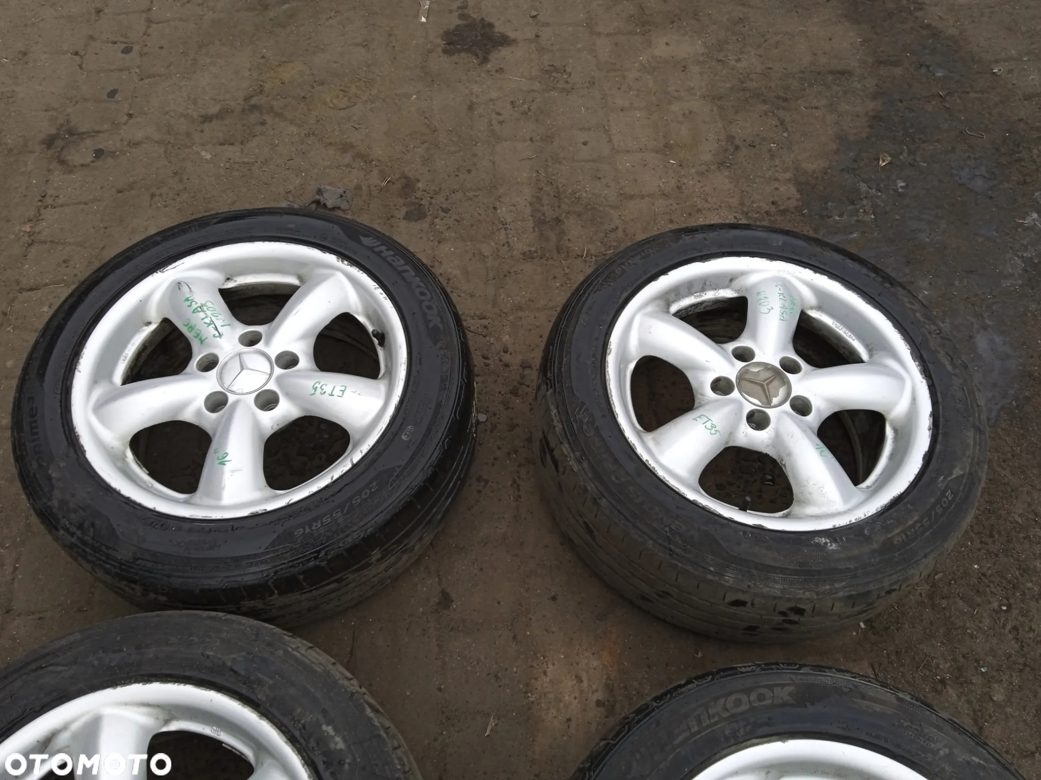 KOMPLET KÓŁ MERCEDES W203 5x112 16' ET35 - 3