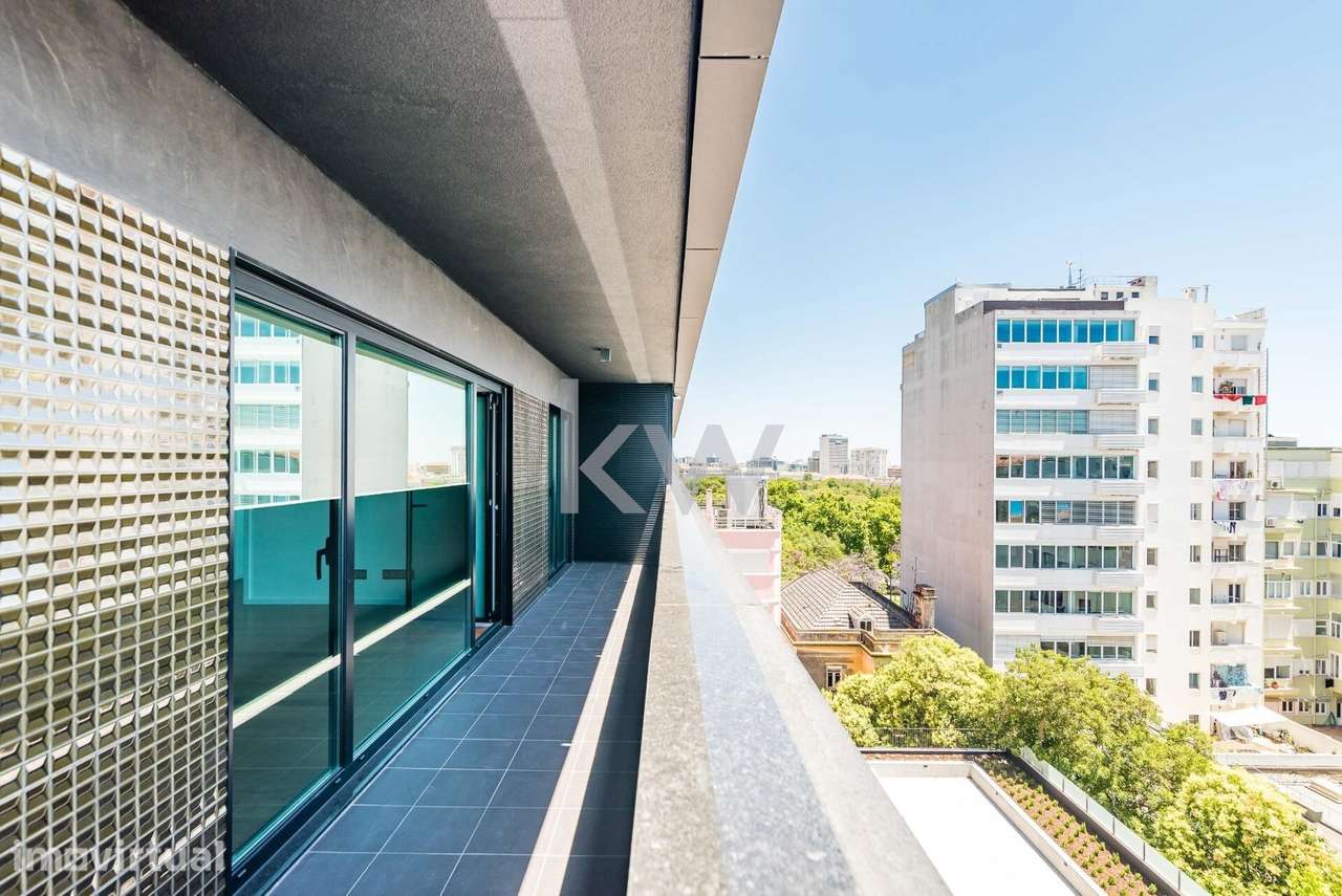 Apartamento T1 Novo - com Varanda - Lugar de Garagem - Arrecadação  - - Grande imagem: 5/26