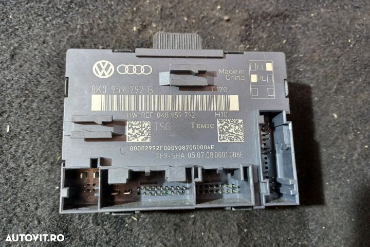 Modul control usa fata dreapta 8K0959792B 8K0959792B Audi A4 B8/8K [2 - 3