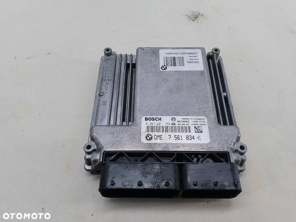 KOMPUTER, STEROWNIK BMW E90 7561834-01 0261201159  BOSCH 2.0 16V - 1