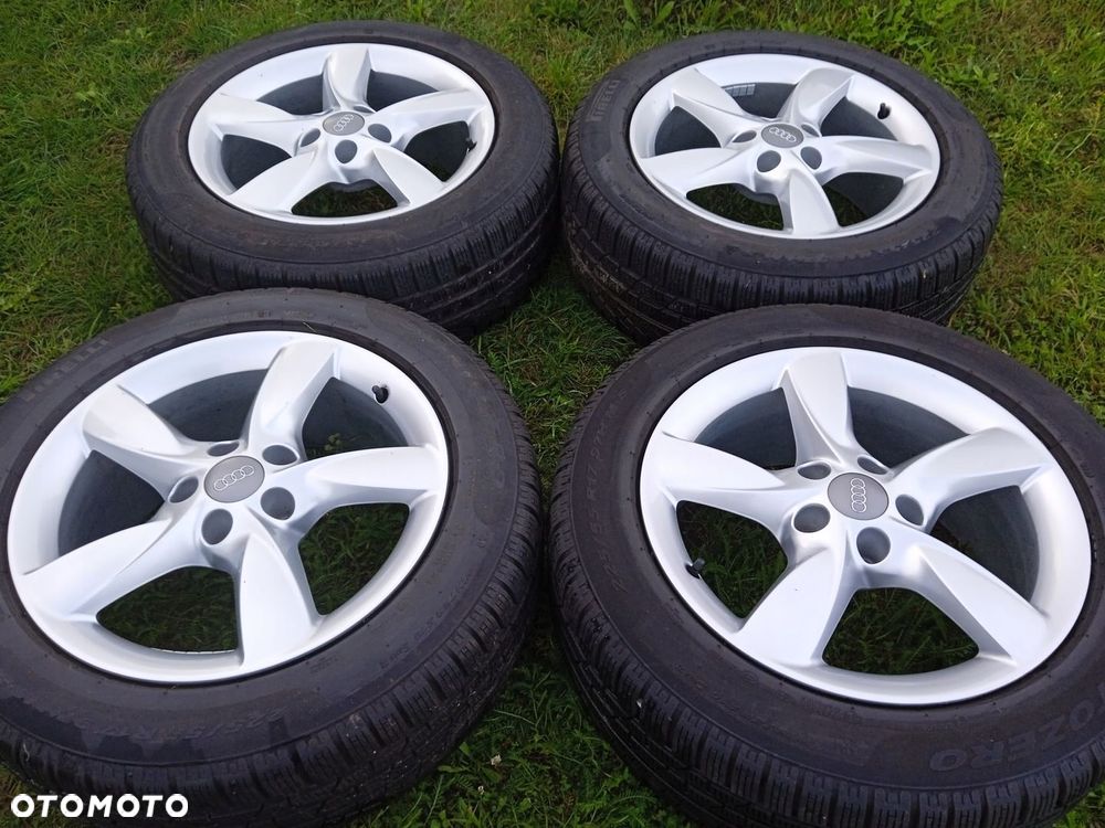 Felgi aluminiowe 5x112 Audi A6 C7 4G Q3 8U A4 A3 A8 100 Q2 Q3 opony zima - 2
