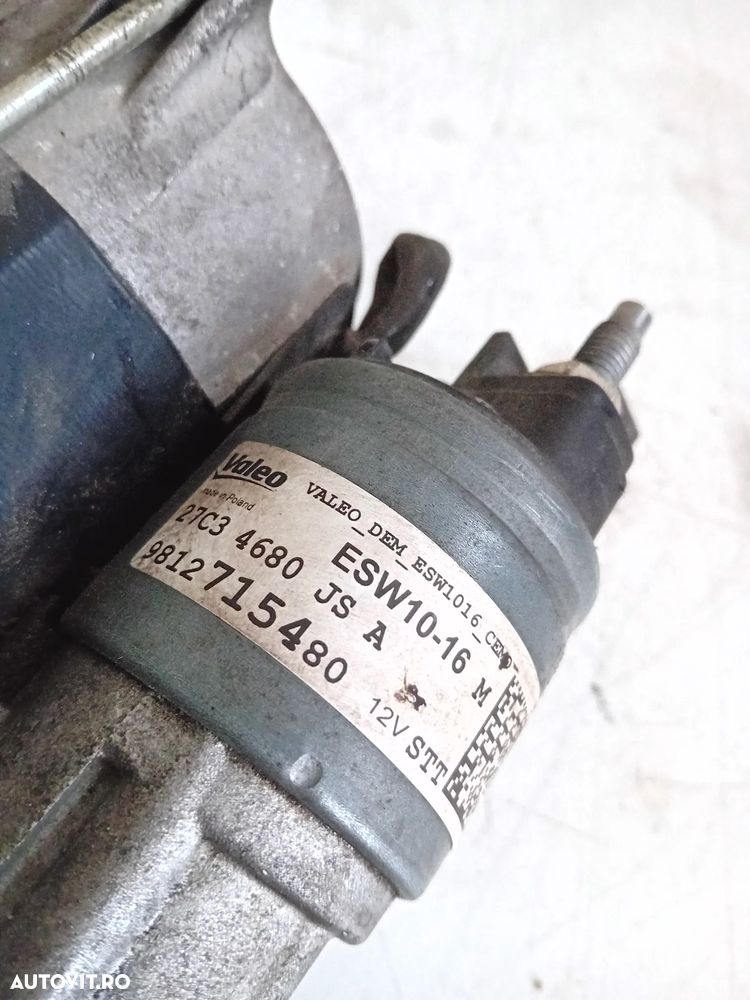 Electromotor Opel Peugeot Citroen 1.2 B HN05 9812715480 Crossland Grandland 2008 3008 C4 Cactus C3 - 6