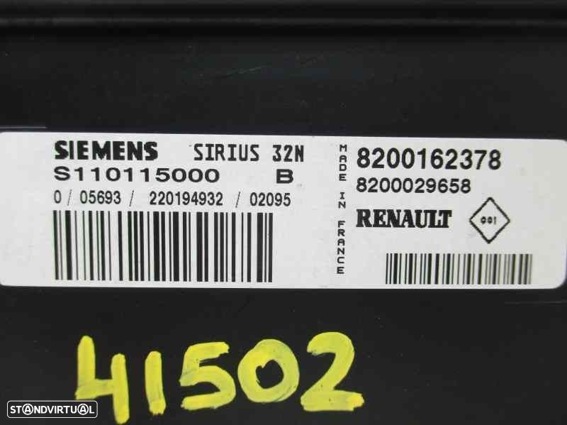 CENTRALINA MOTOR UCE RENAULT CLIO II 2002 -8200162378 - 4