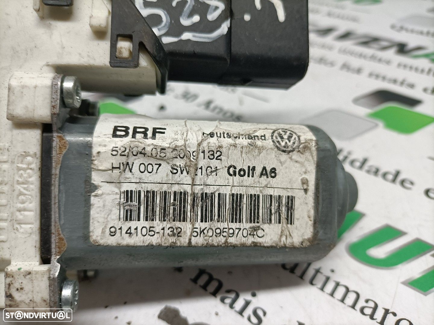 Motor Elevador Trás Direito Volkswagen Golf Vi (5K1) - 3