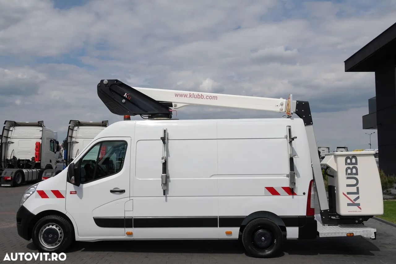 Renault MASTER / Ridicator de coș - 10,5 metri / LIFT INTEGRAT + LIFTARE / IMPORTAT / DUPĂ CONTRACTUL DE SERVICE - 11
