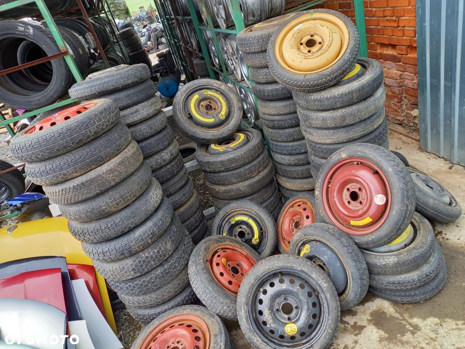 Koło dojazdowe koła dojazdowki felga plus opona waska R14 VW Seat 4x100 Honda - 2