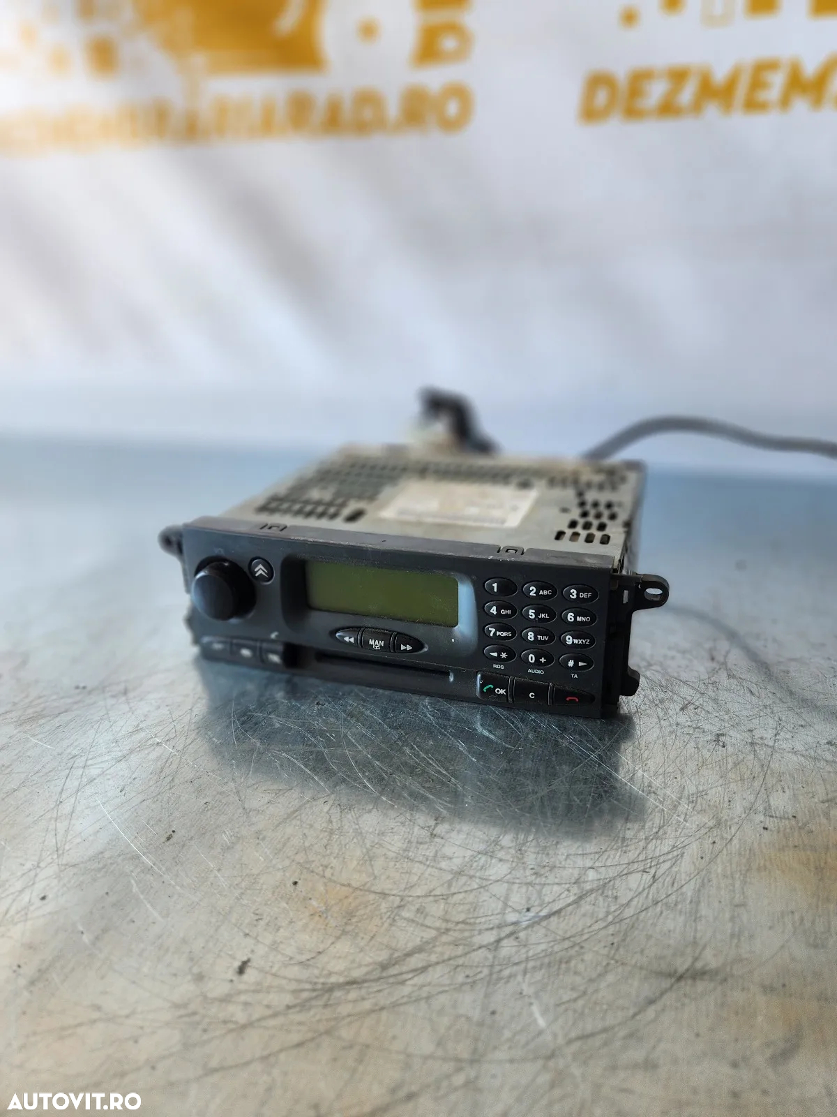 Radio Gsm Cu Telefon Citroen C5 An 2001-2002-2003-2004 Cod K - Dezmembrari Arad - 2