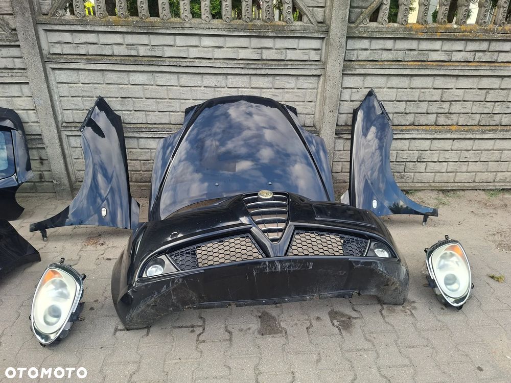 Alfa mito zderzak KLAPA maska lampy KOLOR 601 błotnik  poznan - 7