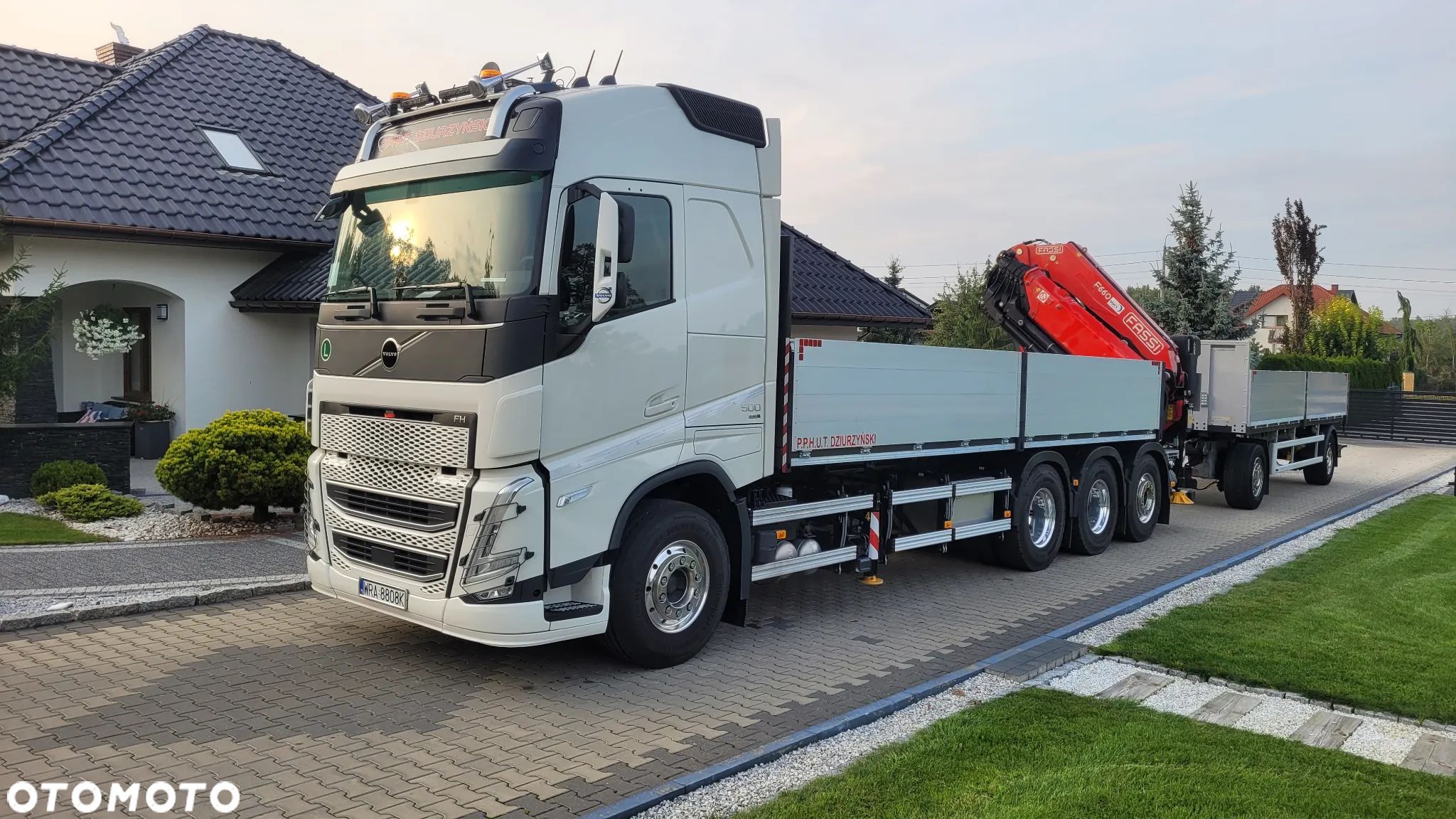 Volvo FH500 8x4 + Fassi 660-6, DMC 36ton - 1