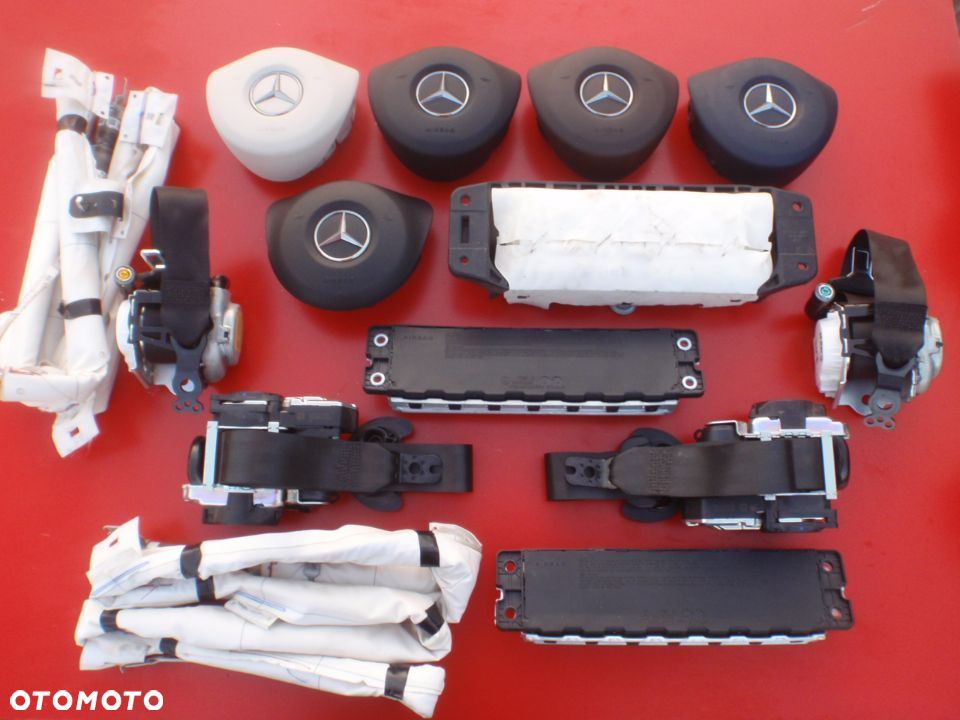 MERCEDES E W213 W238 CLS W257 DESKA KONSOLA KOKPIT PULPIT PÓŁKA PARAPET AIRBAG SKÓRA NIĆ SZYTA Raz2 - 6