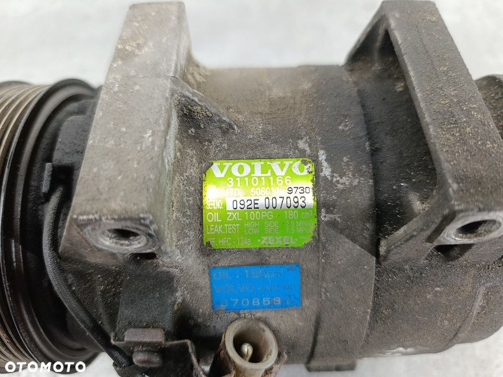 POMPA, SPRĘŻARKA KLIMATYZACJI VOLVO S80 I 31101166  8708581 2.4 20V - 4