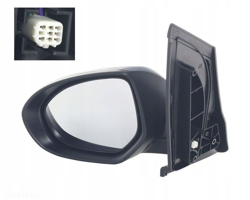 Mazda 2 10-14 Lusterko Zewnętrzne Strona Prawa 4533522S - 1