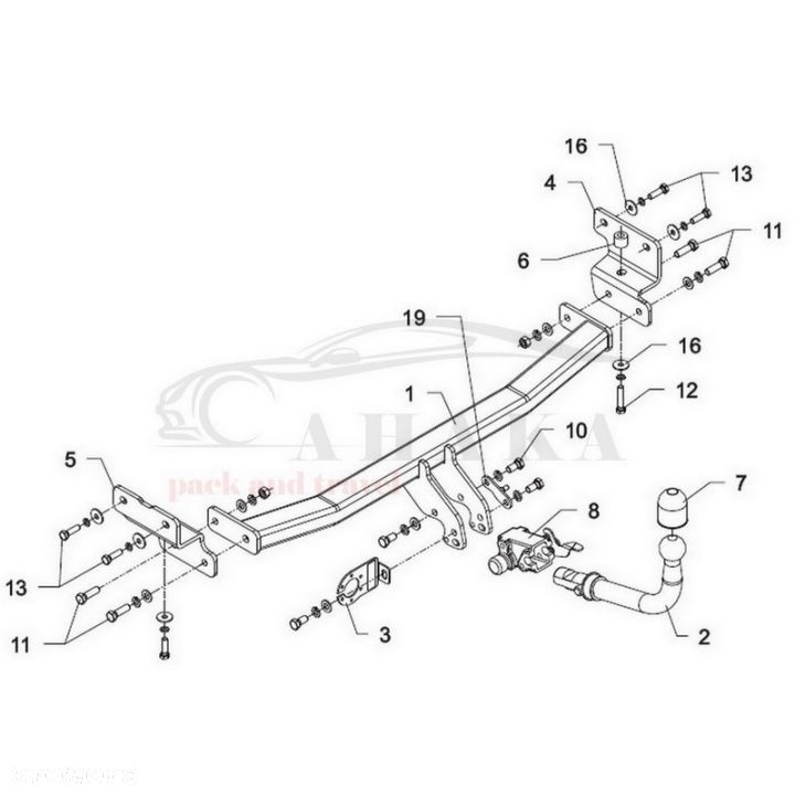 Hak Holowniczy Automat Do Hyundai I30 Cw Kombi 2010-2012 - 3