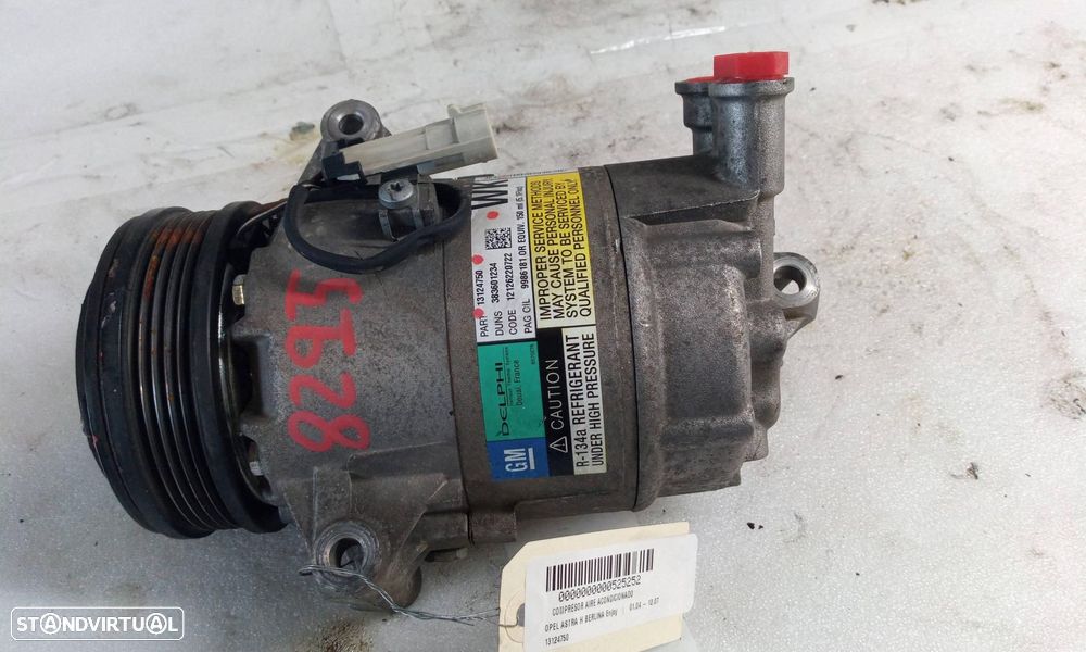 COMPRESSOR DE AR CONDICIONADO OPEL ASTRA H BERLINA - 1