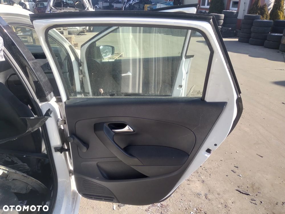 Volkswagen Polo 6R Drzwi Tył Tylne Prawe Kolor LB9A Kpl - 4
